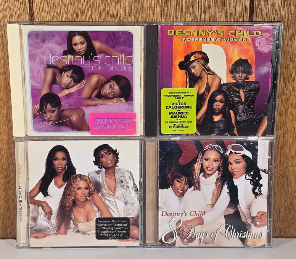 Destiny's Child CD Lot Survivor 8 Days of Christmas Bills Bills Independent